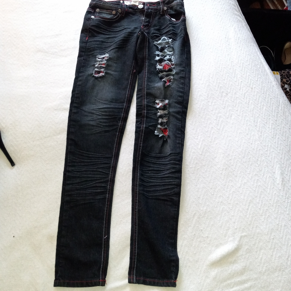 Sz.3/4 Women's Raw Blue Jeans